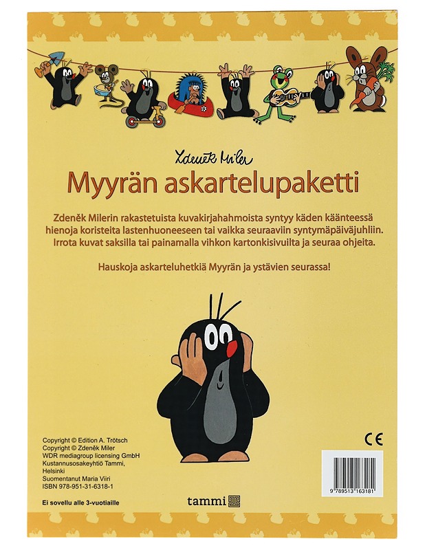 Myyrän askartelupaketti - Miler, Zden?k - Lastenkirjat - 10105419973 - 1