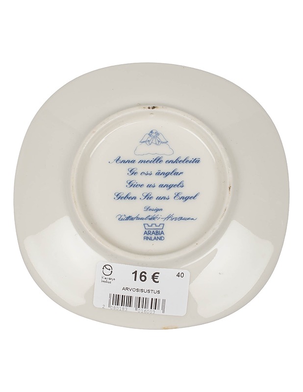 ARABIA Anna meille enkeleitä seinälautanen - Designsuosikit - 10105419976 - 1