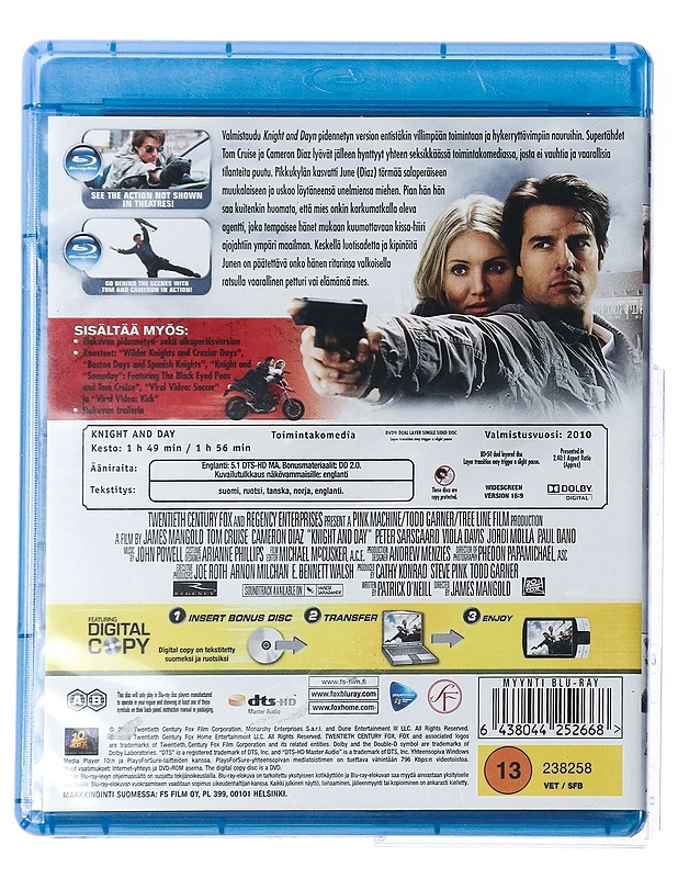 Knight and Day - Blu-ray - Blu-ray-levyt - 10105419980 - 1