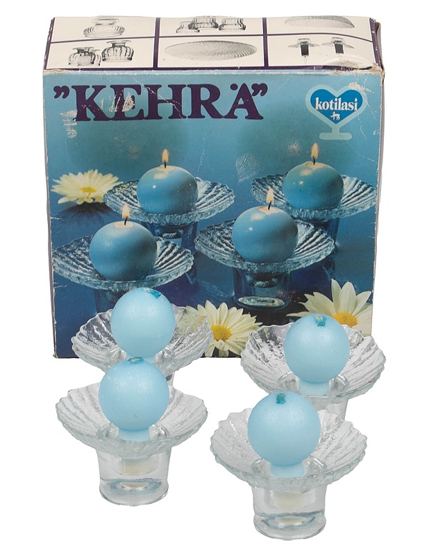 RIIHIMÄEN LASI Kehrä kynttilänjalat, 4 kpl - Designsuosikit - 10105419981 - 0