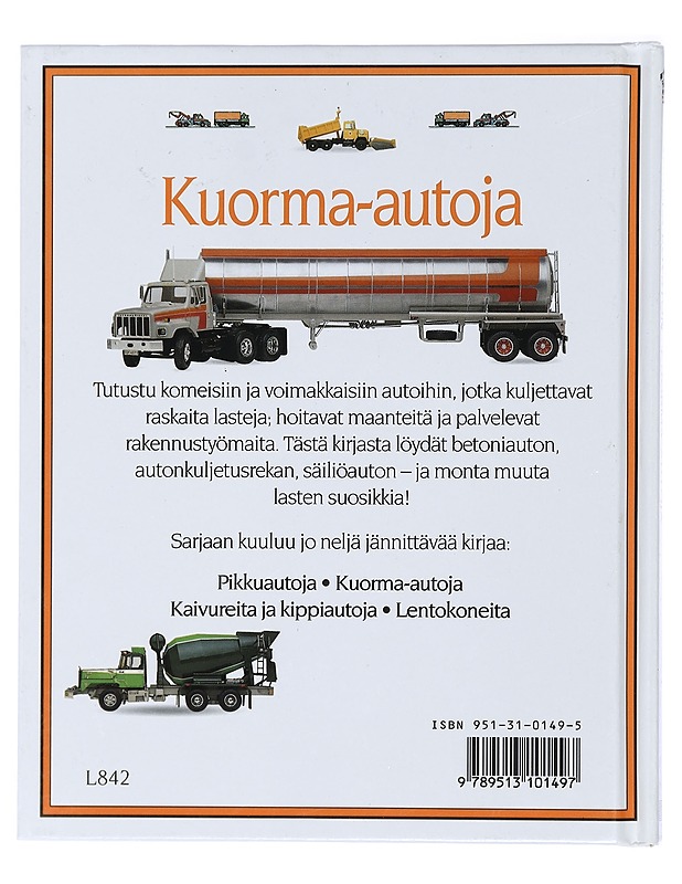 Kuorma-autoja - Royston, Angela - Lastenkirjat - 10105419985 - 1