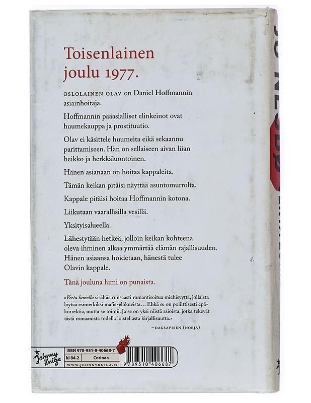 Verta lumella. Osa I - Nesbø, Jo - Jännitys ja dekkarit - 10105420010 - 1
