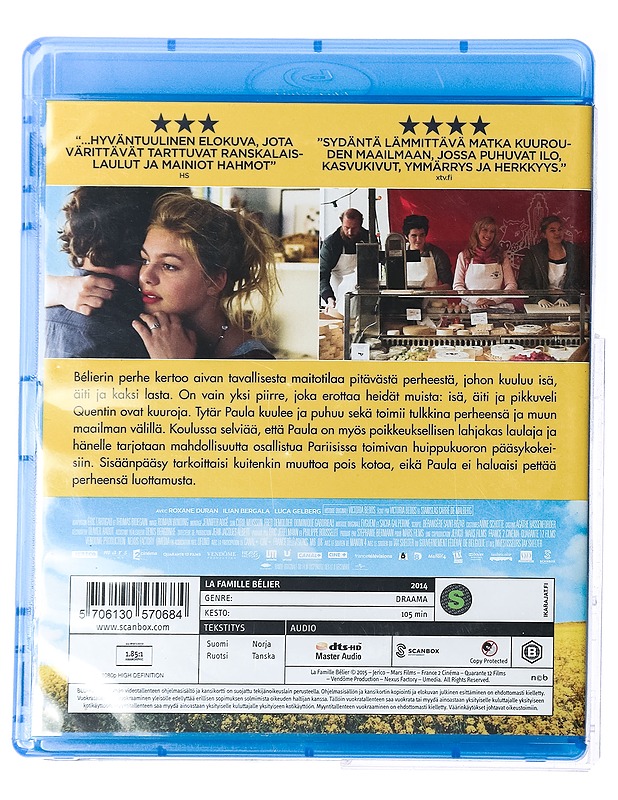 Bélierin perhe - Blu-ray - Blu-ray-levyt - 10105420038 - 1