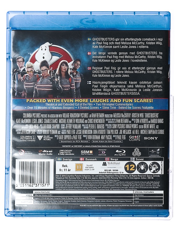 Ghostbusters - Blu-ray - Blu-ray-levyt - 10105420081 - 1