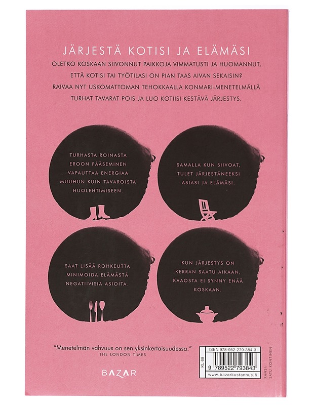 KonMari : siivouksen elämänmullistava taika - Kondo, Marie - Tietokirjat ja oppaat - 10105420085 - 1