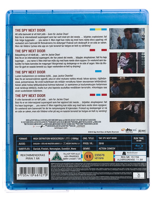 The Spy Next Door - Blu-ray - Blu-ray-levyt - 10105420102 - 1