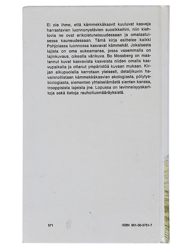 Pohjolan kämmekät - Mossberg, Bo - Tietokirjat ja oppaat - 10105420156 - 1