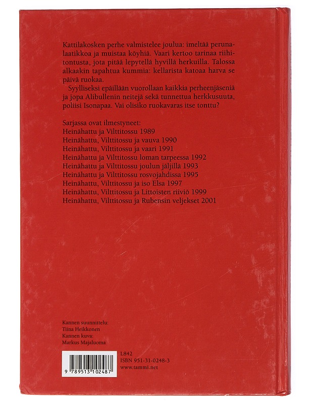 Heinähattu ja Vilttitossu joulun jäljillä - Nopola, Sinikka - Romaanit ja novellit - 10105420187 - 1