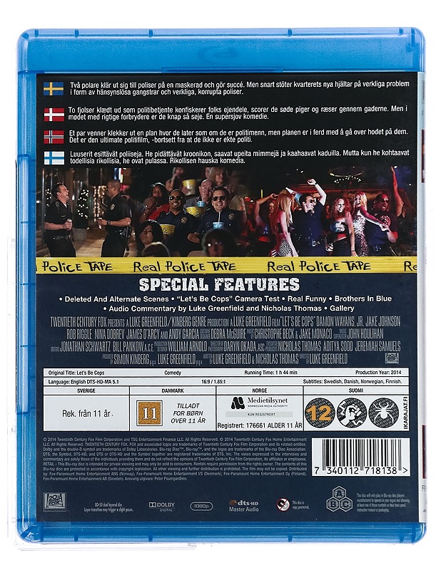 Let's Be Cops - Blu-ray - Blu-ray-levyt - 10105420293 - 1