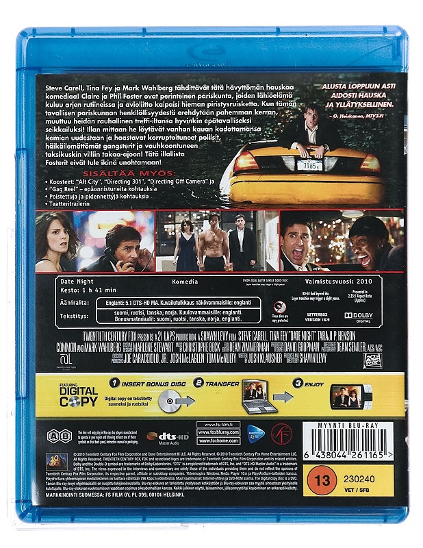 Date Night - Blu-ray - Blu-ray-levyt - 10105420299 - 1