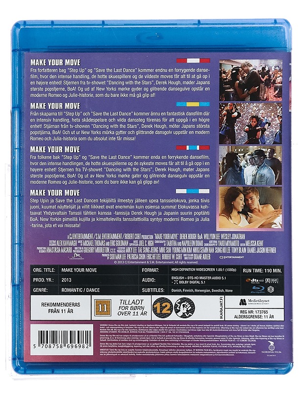 Make Your Move - Blu-ray - Blu-ray-levyt - 10105420309 - 1