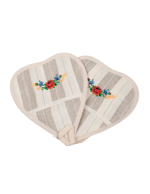 Kirjaillut patalaput, 2 kpl - Keittiötekstiilit - 10105420324 - 0