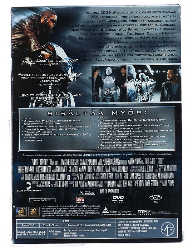 I, Robot - DVD - DVD-elokuvat - 10105420433 - 1