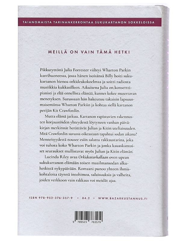 Orkideatarha - Riley, Lucinda - Romaanit ja novellit - 10105420471 - 1