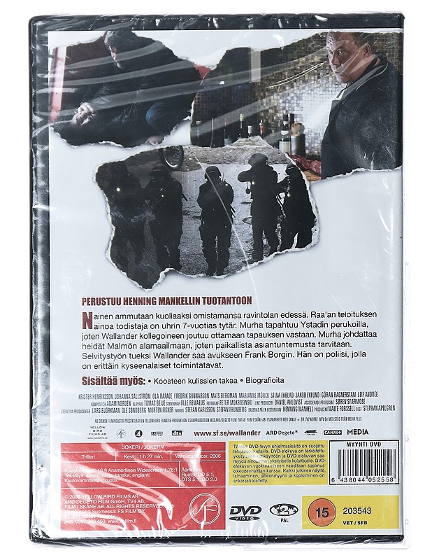 Wallander: Jokeri - DVD - DVD-elokuvat - 10105420488 - 1
