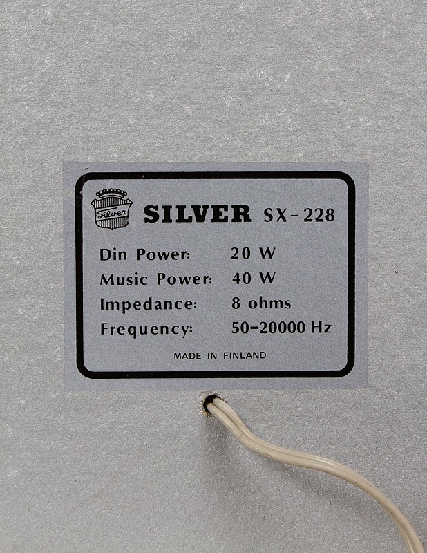 SILVER SX-228 kaiuttimet - Audio - 10105420506 - 2