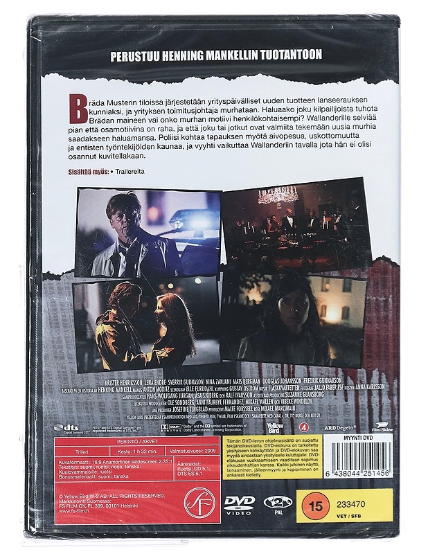 Mankellin Wallander: Perintö - DVD - DVD-elokuvat - 10105420507 - 1