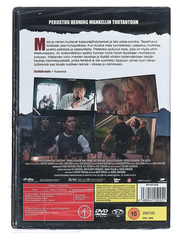 Wallander: Haamu - DVD - DVD-elokuvat - 10105420511 - 1