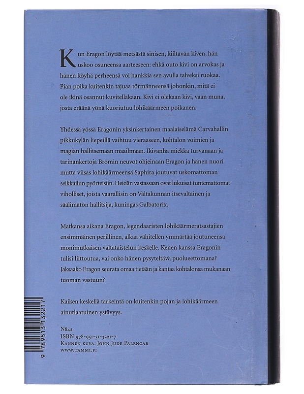 Eragon - Paolini, Christopher - Fantasia- ja scifi - 10105420532 - 1