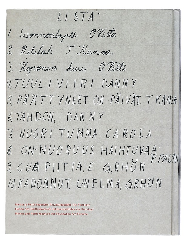 Toivelaulu vihko - Heli Hiltunen - Taide- ja kulttuurikirjat - 10105420586 - 1