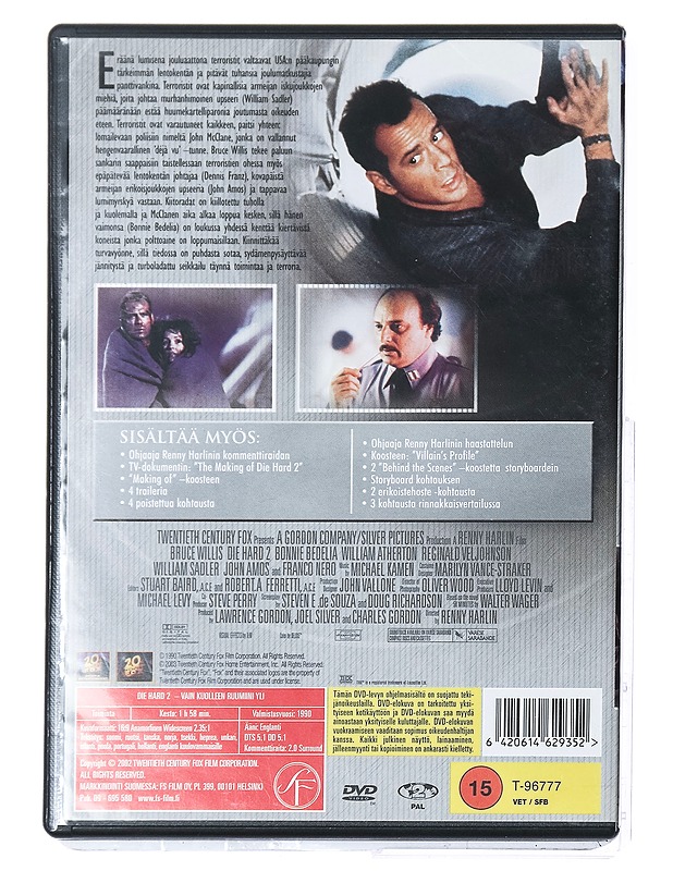 Die Hard 2 : vain kuolleen ruumiini yli - DVD - DVD-elokuvat - 10105420605 - 1