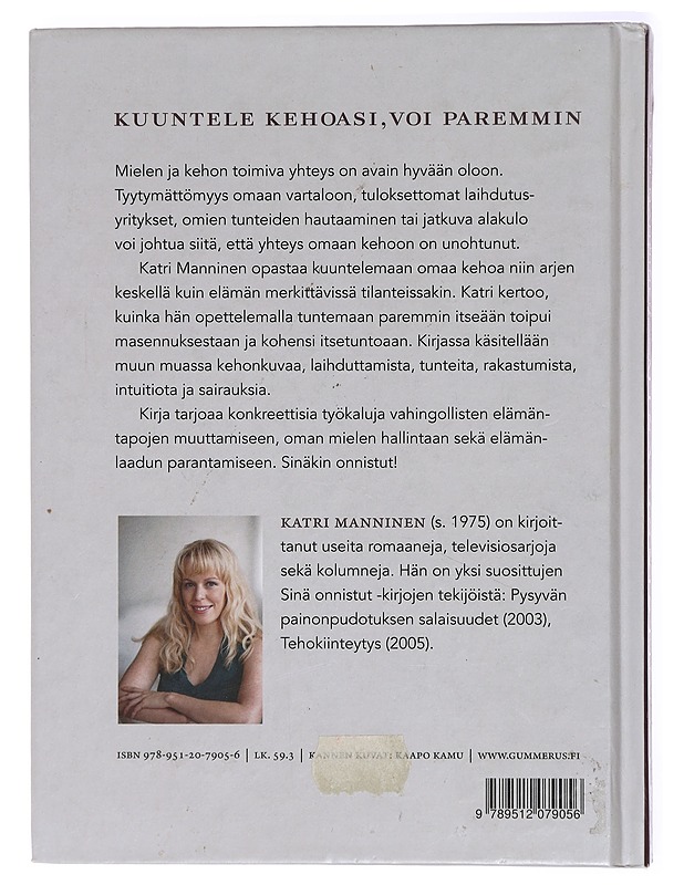 Minä onnistun : kuuntele kehoasi, tunne itsesi - Katri Manninen - Tietokirjat ja oppaat - 10105420626 - 1