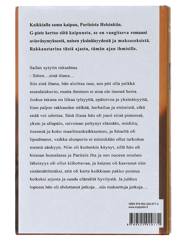 G-piste : romaani - Anneli Vehkoo - Romaanit ja novellit - 10105420636 - 1