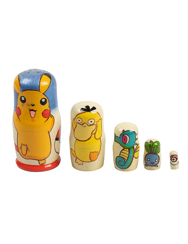 Pokémon Matryoshka-nukkesarja, 5 osaa - Koriste-esineet - 10105420673 - 0