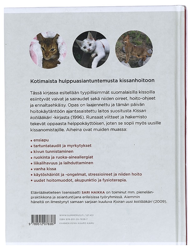 Kissan uusi kotilääkäri - Sari Haikka - Tietokirjat ja oppaat - 10105420677 - 1