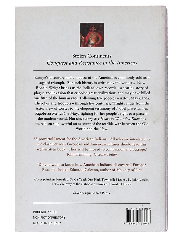 Stolen Continent, Conquest and Resistance in the Americas - Historiakirjat - 10105420683 - 1