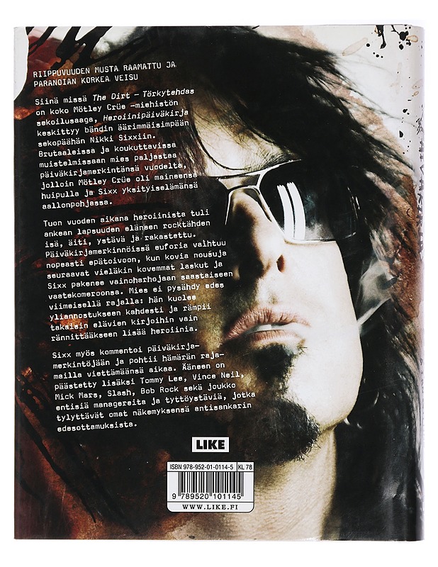 Heroiinipäiväkirja - Sixx, Nikki - Elämäkerrat ja muistelmat - 10105420697 - 1