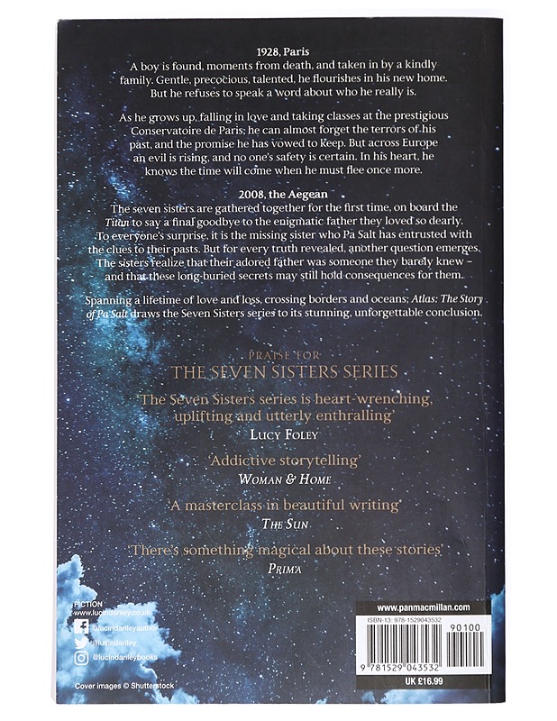 Atlas / the story of Pa Salt - Riley, Lucinda - Romaanit ja novellit - 10105420702 - 1