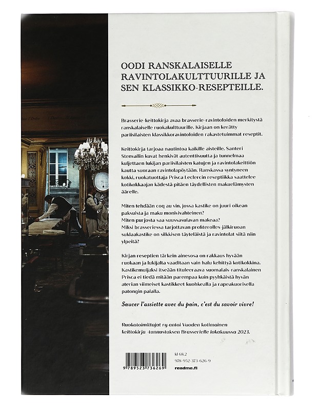 Brasserie : reseptejä Pariisista - Leclerc, Prisca - Ruokakirjat - 10105420713 - 1