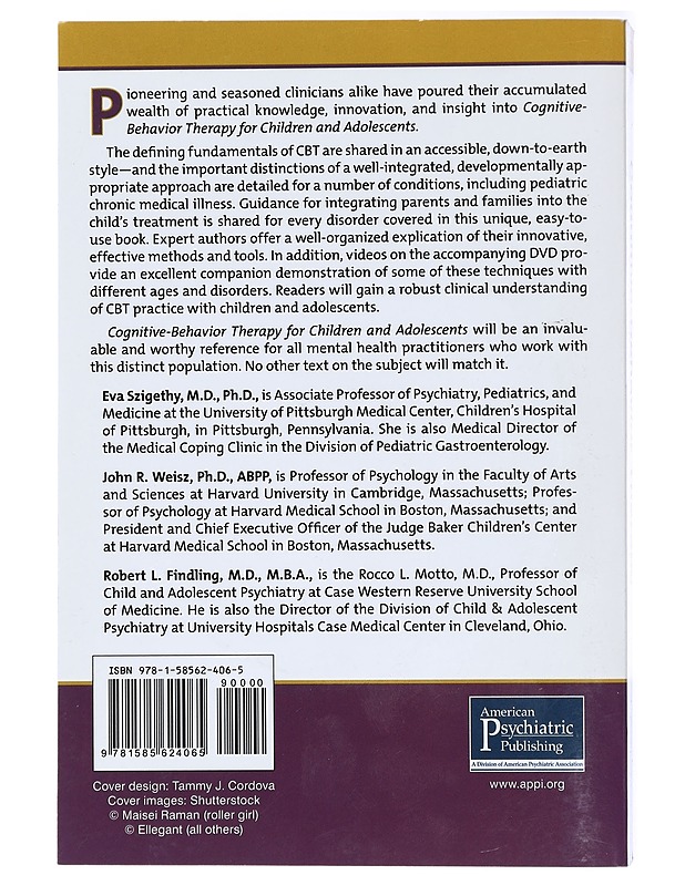 Cognitive-behavior therapy for children and adolescents - Szigethy, Éva - Tietokirjat ja oppaat - 10105420721 - 1