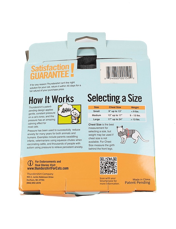 THUNDERSHIRT rauhoittava liivi kissoille - Lemmikkitarvikkeet - 10105420753 - 1