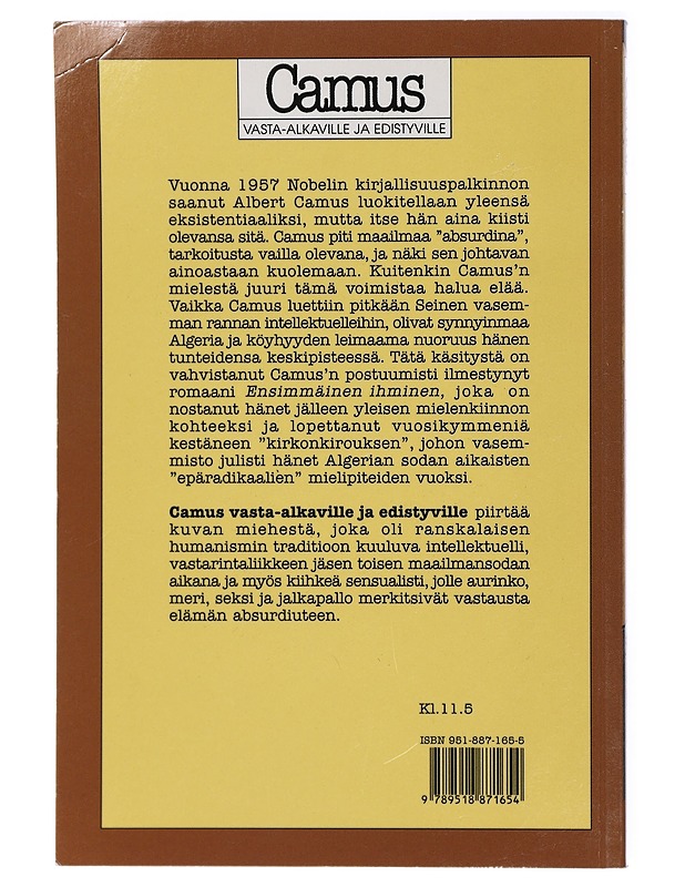 Camus vasta-alkaville ja edistyville - Mairowitz, David Zane - Sarjakuvat - 10105420842 - 1