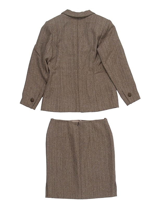 Ruskea jakku ja hame - Naisten takit ja jakut - 10105420876 - 1