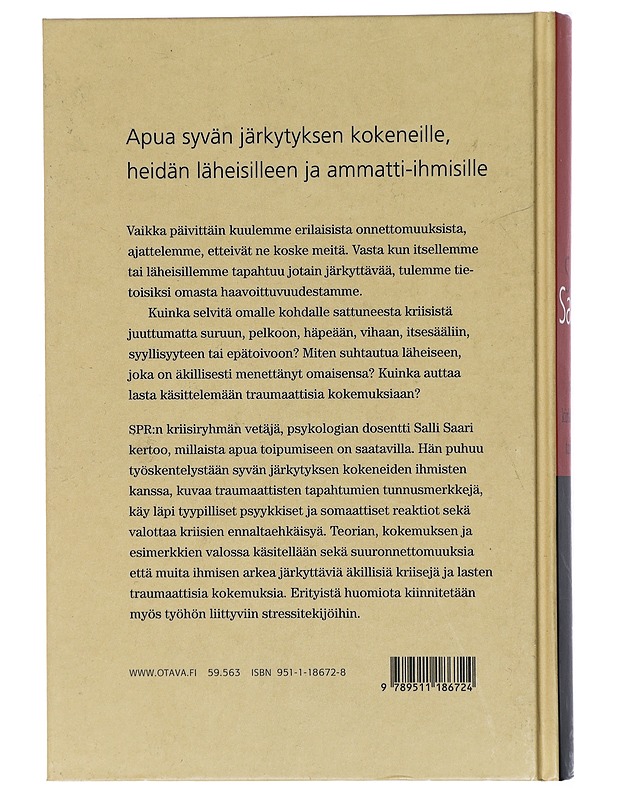 Kuin salama kirkkaalta taivaalta : kriisit ja niistä selviytyminen -  Saari,Salli - Tietokirjat ja oppaat - 10105420921 - 1