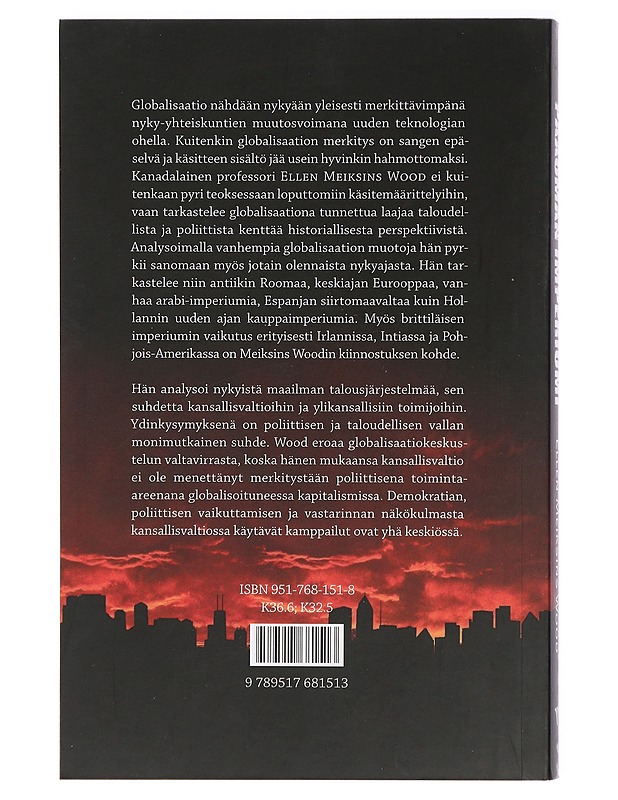Pääoman imperiumi - Wood, Ellen Meiksins - Historiakirjat - 10105420973 - 1