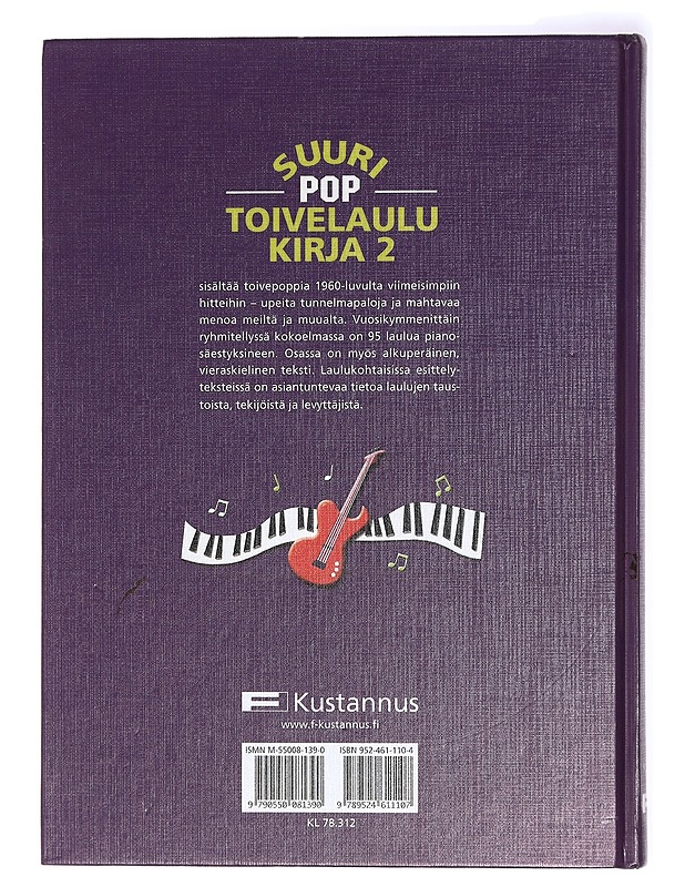 Suuri pop-toivelaulukirja. 2 - Kari, Virpi - Musiikki- ja elokuvakirjat - 10105420997 - 1