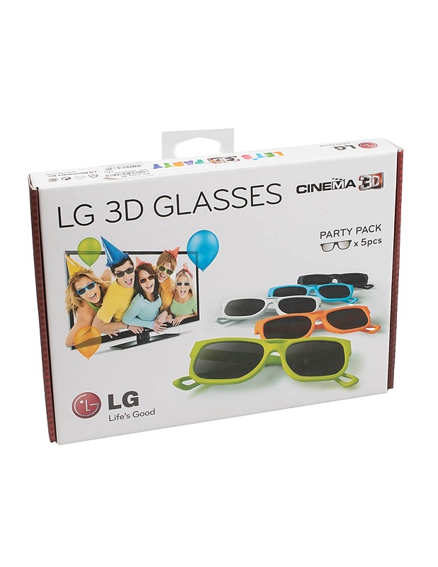 LG Cinema 3D lasit, 5 kpl - Aurinkolasit - 10105421003 - 1
