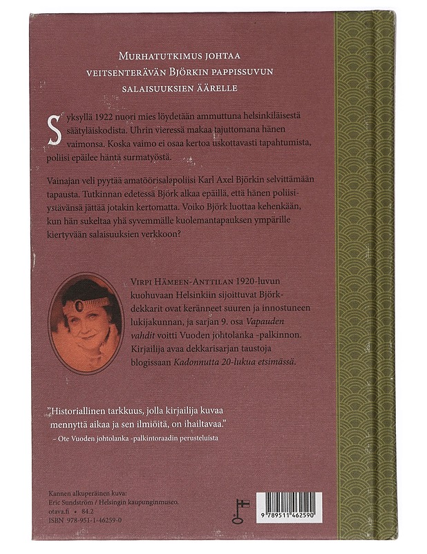 Synnin jäljet : Karl Axel Björkin tutkimuksia, osa 10 - Virpi Hämeen-Anttila - Jännitys ja dekkarit - 10105421016 - 1