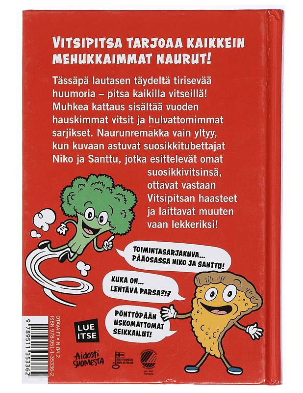 Vitsipitsa : täytteenä Niko ja Santtu - Salakari, Juhana - Nuorten kirjat - 10105421031 - 1