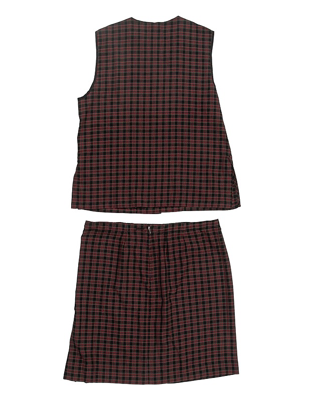 Ruudullinen paita/liivi ja hame - Mekot ja hameet - 10105421069 - 1