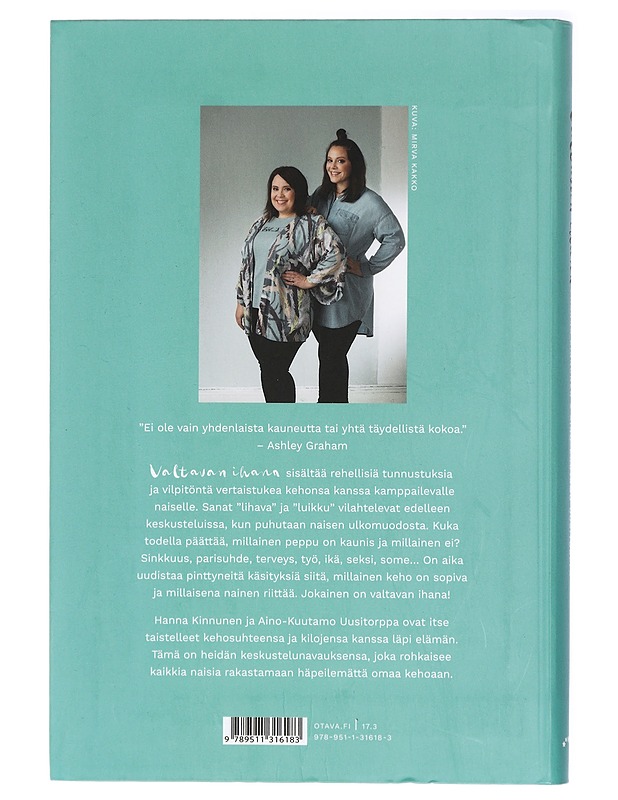 Valtavan ihana : havaintoja naisen kehosta ja kiloista : #valtavanihana - Kinnunen, Hanna - Tietokirjat ja oppaat - 10105421094 - 1