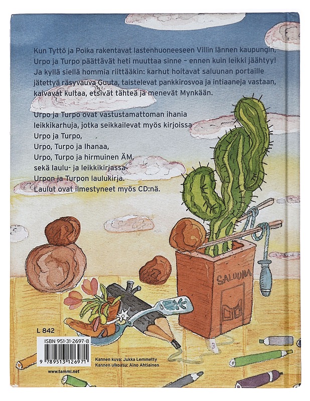 Urpo ja Turpo Villissä lännessä - Huovi, Hannele - Lastenkirjat - 10105421187 - 1