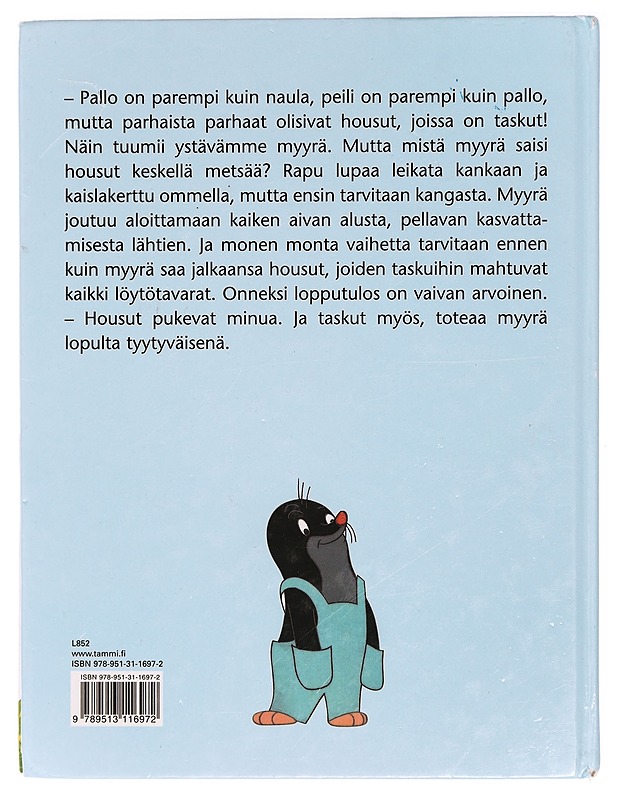 Myyrän housut - Miler, Zdenék - Lastenkirjat - 10105421203 - 1