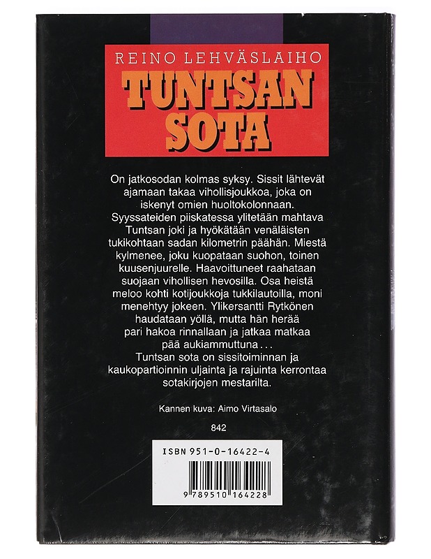 Tuntsan Sota : Romaani - Reino Lehväslaiho - Romaanit ja novellit - 10105421225 - 1