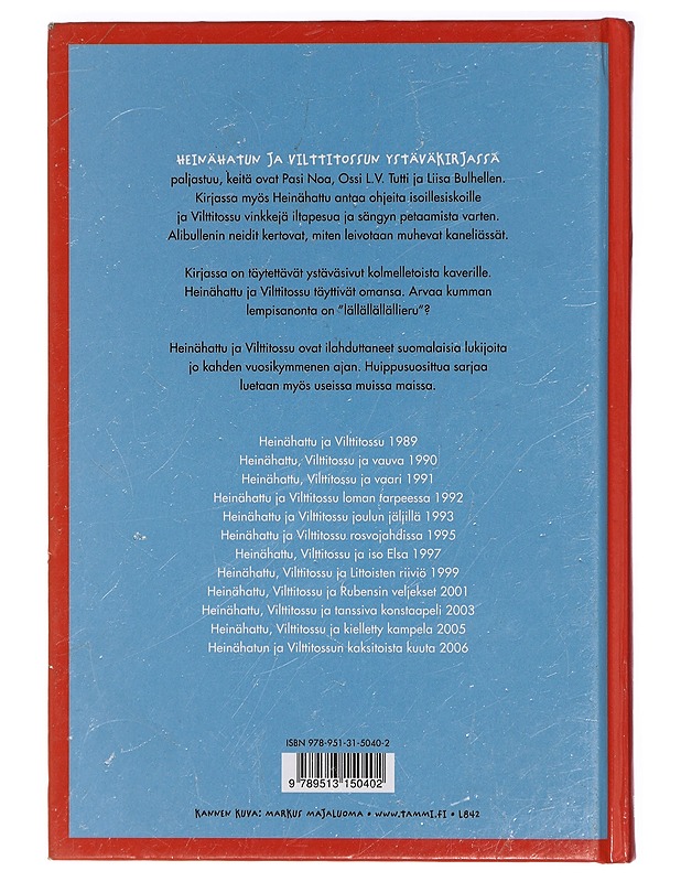 Heinähatun ja Vilttitossun Ystäväkirja - Nopola, Sinikka - Lastenkirjat - 10105421243 - 1