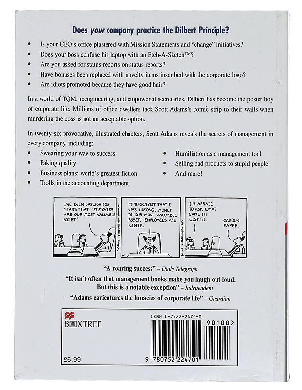 The Dilbert Principle : A cubicle's-eye view of bosses, meetings, management fads & other workplace afflictions - Scott Adams - Romaanit ja novellit - 10105421263 - 1